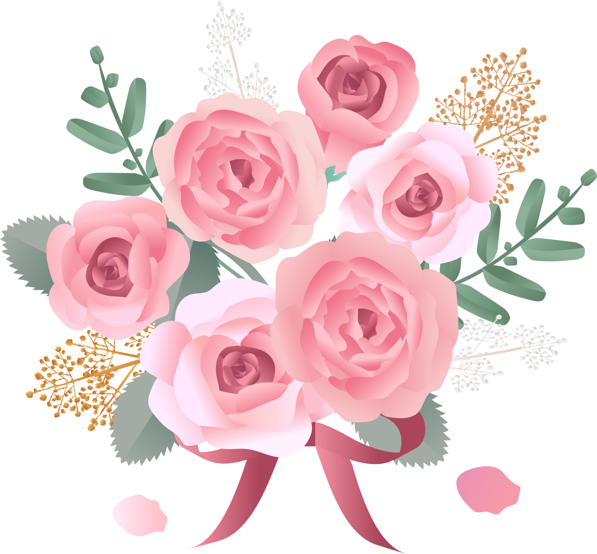 bouquet of roses 16384124 PNG