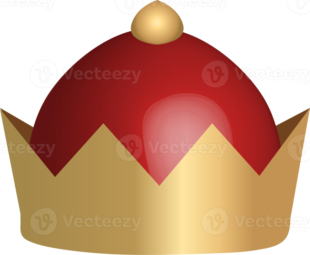 icono de corona dorada png