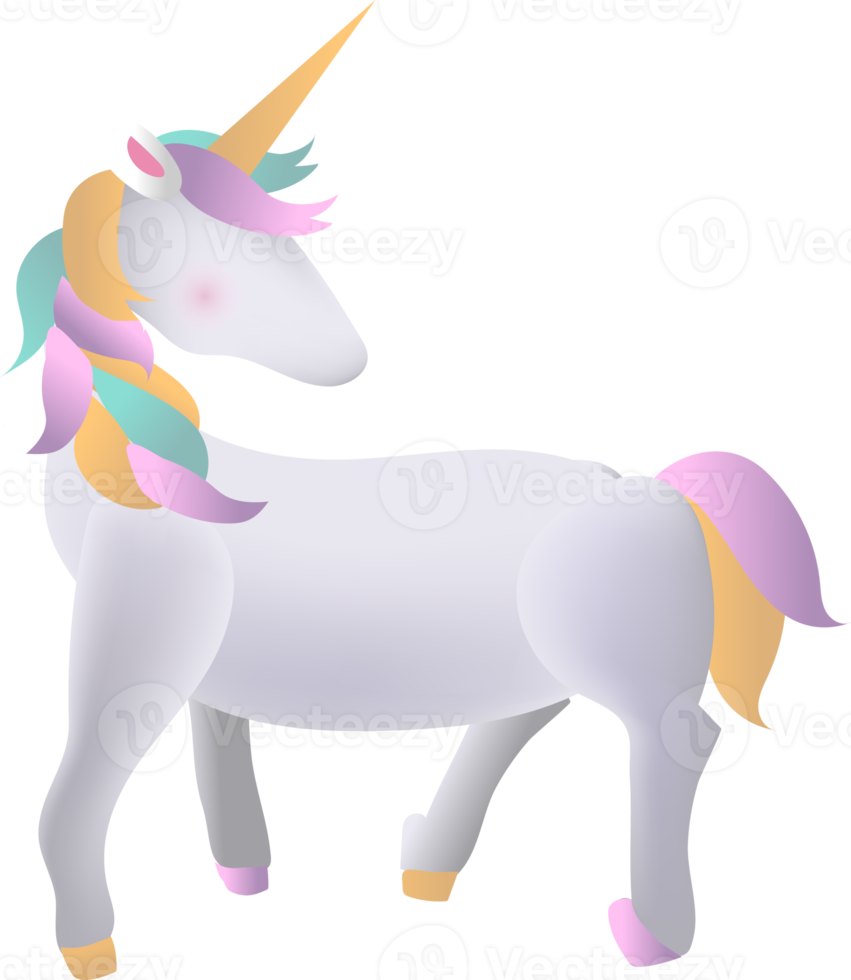 icono de unicornio de fantasía png