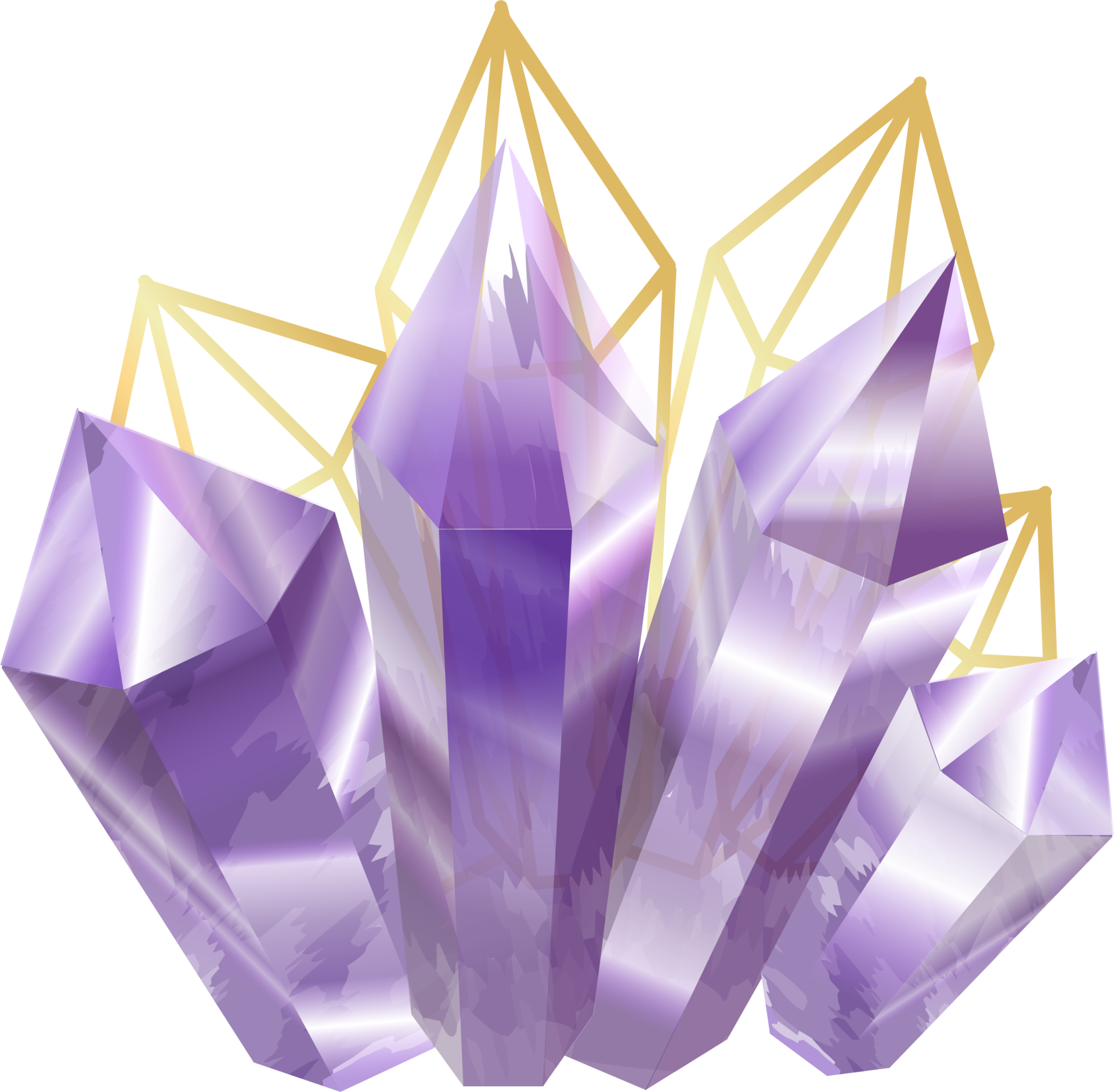 amethyst crystal icon 16384235 PNG