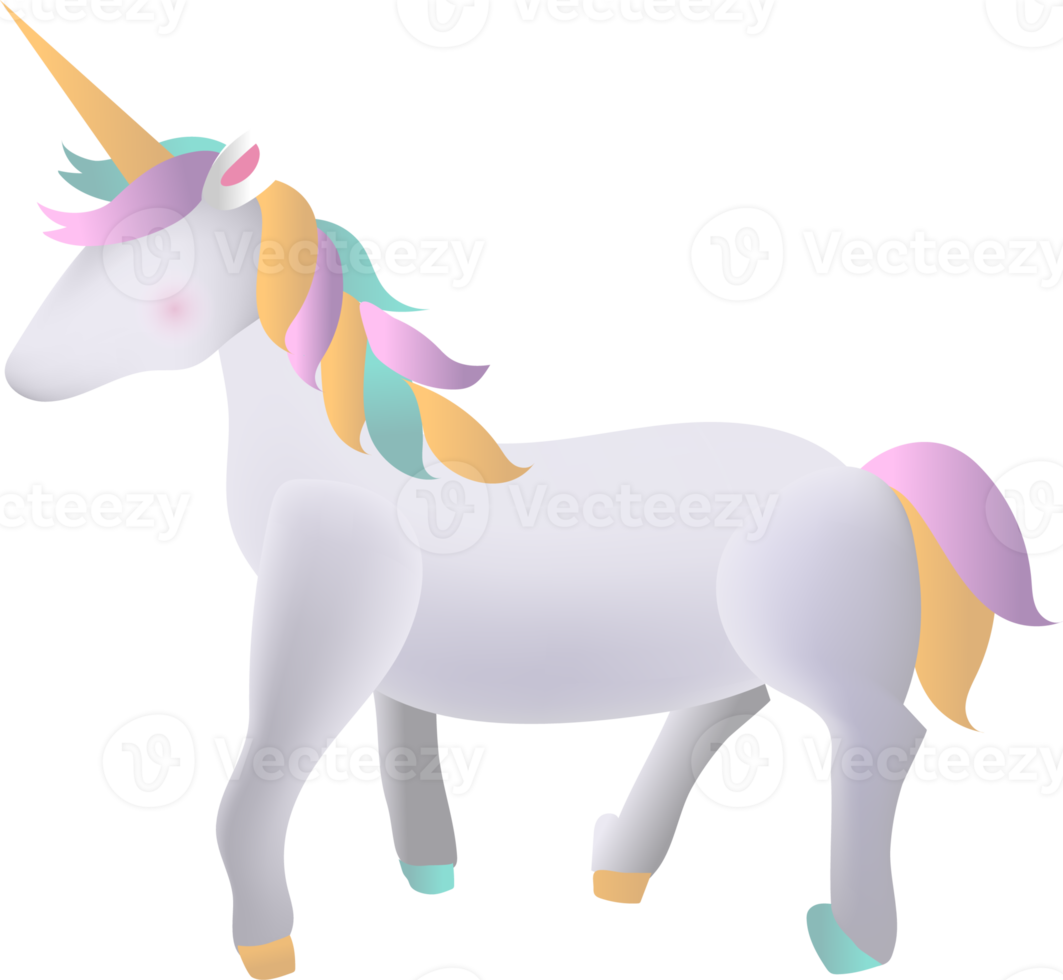 icono de unicornio de fantasía png