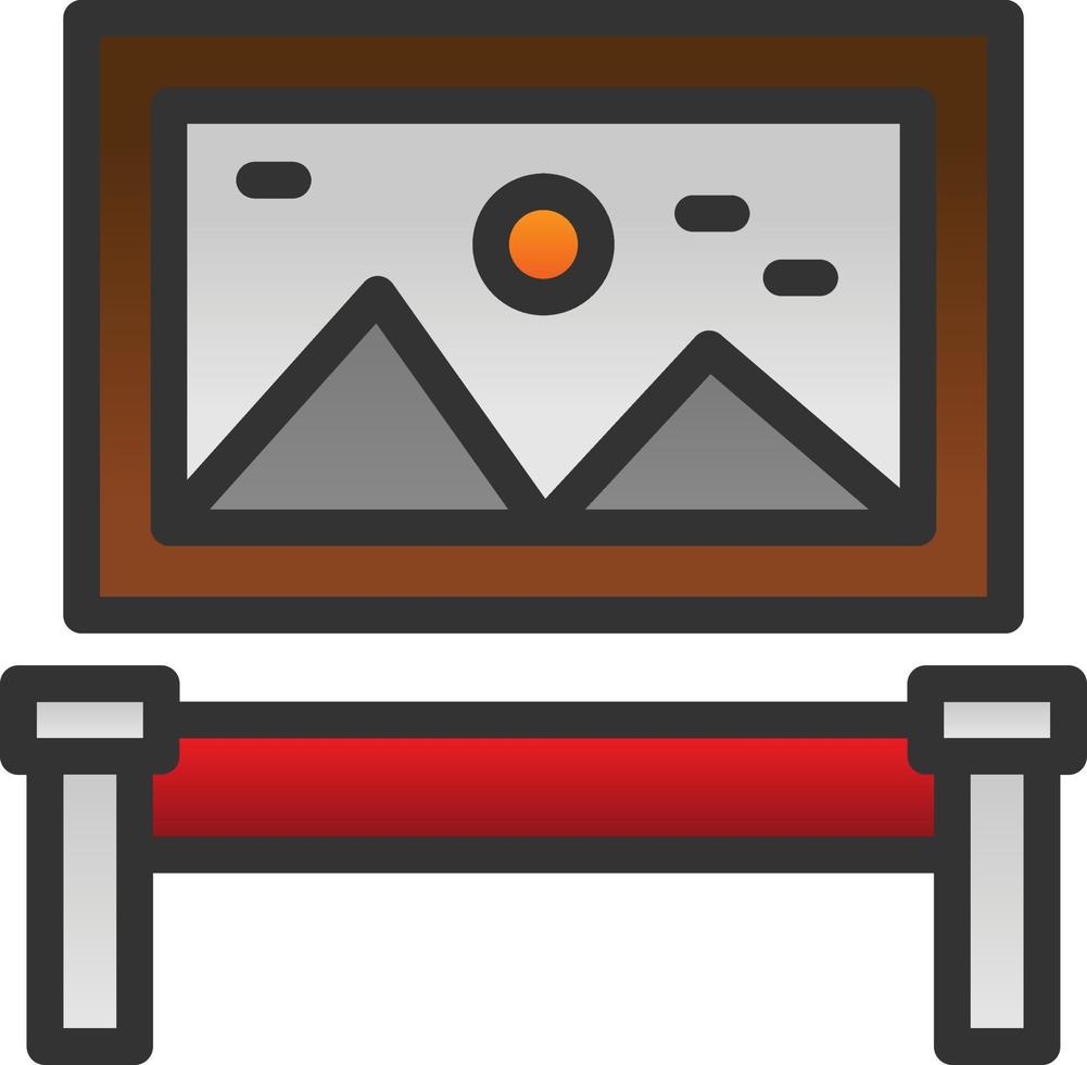 Exhibition Vector Icon Design
