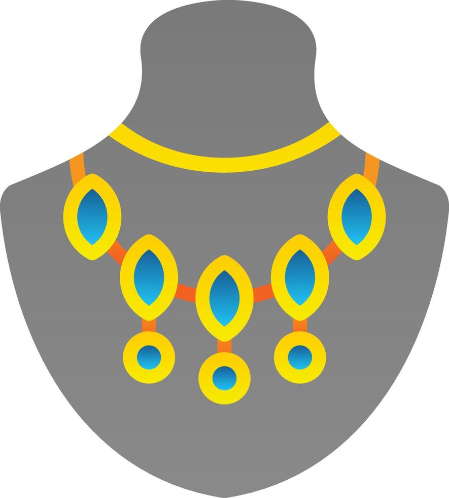 Necklace Vector Icon Design