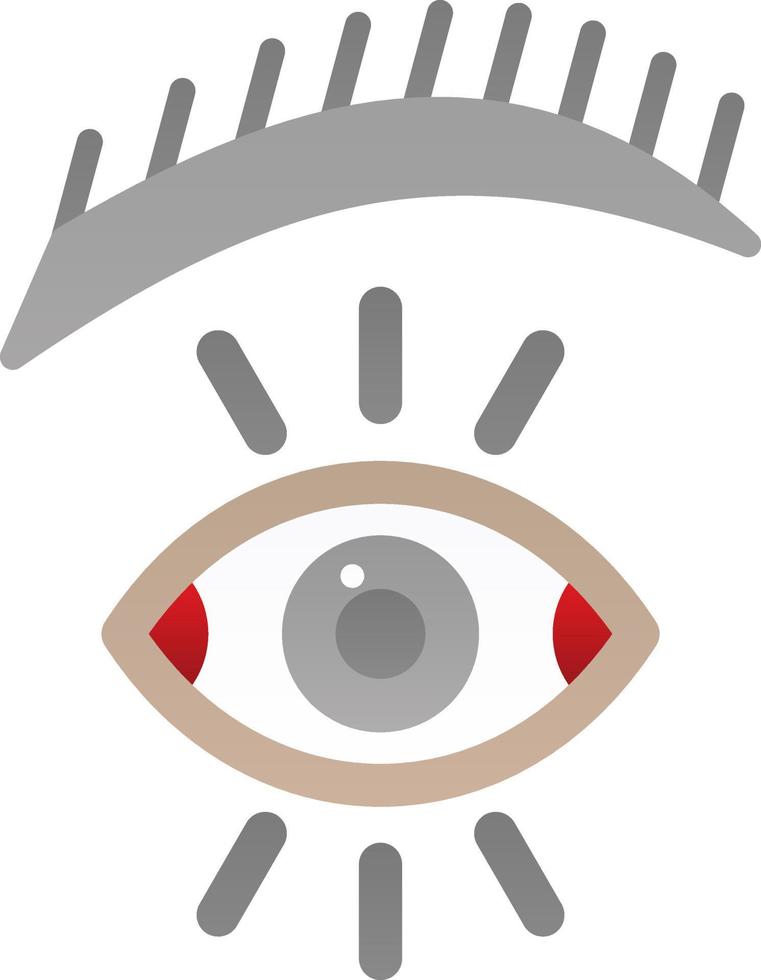 Eyebrow Vector Icon Design