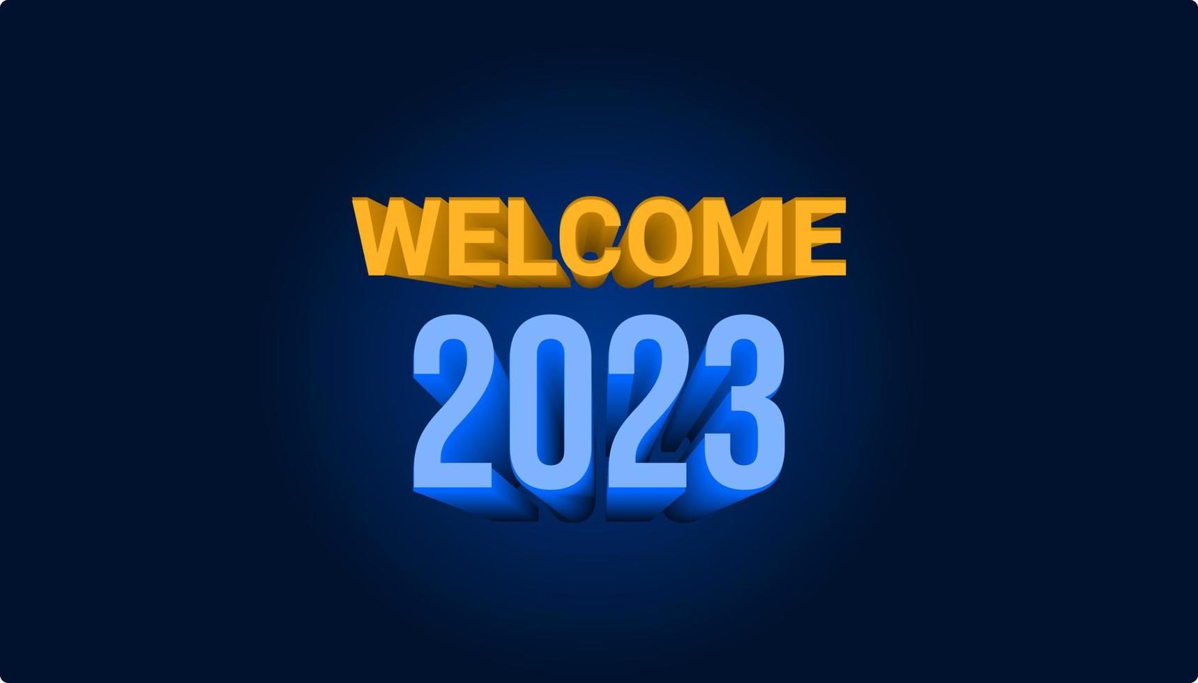 Happy Fatang 2023 banner or flayer, 3D text effect vector