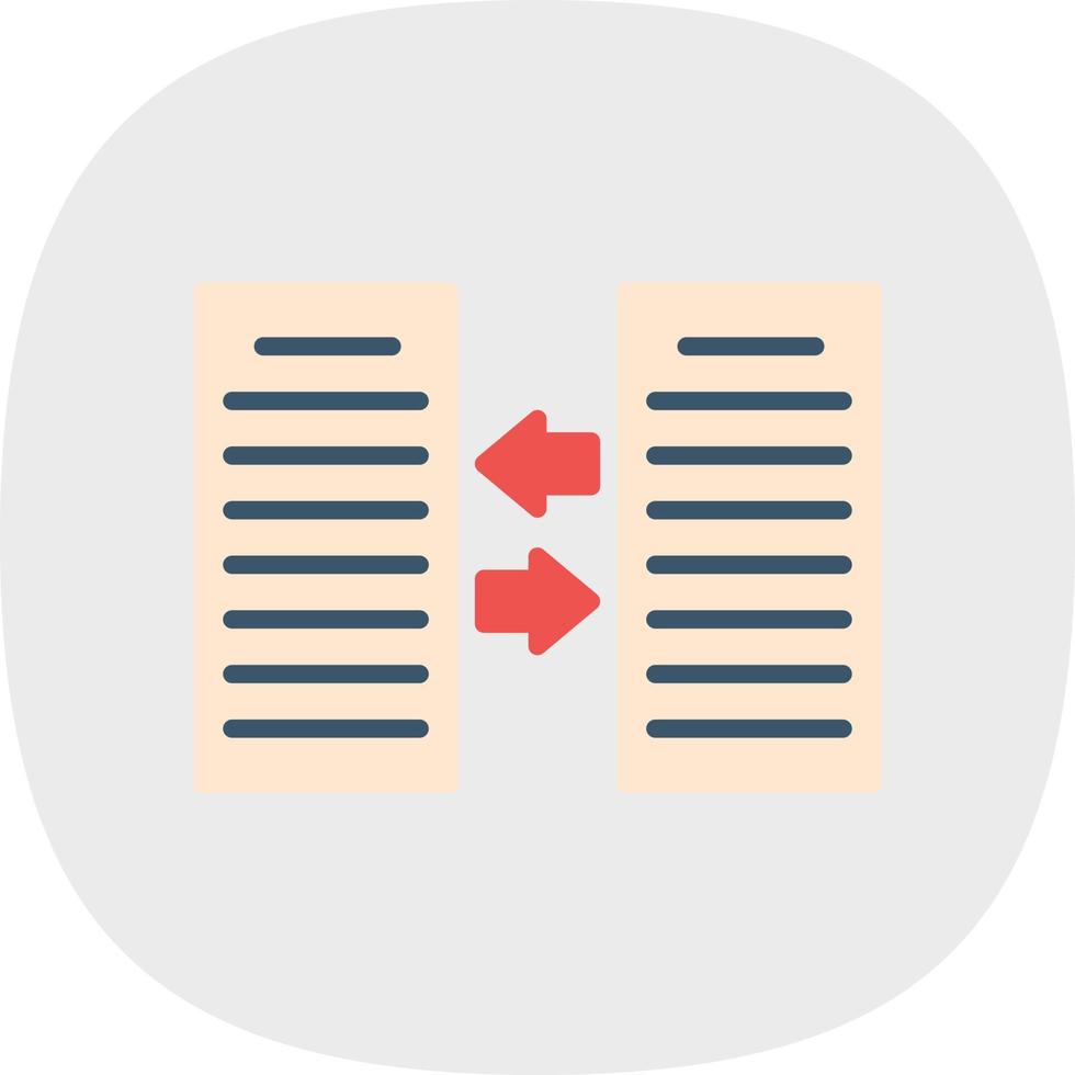 Files Exchange Vector Icon Design