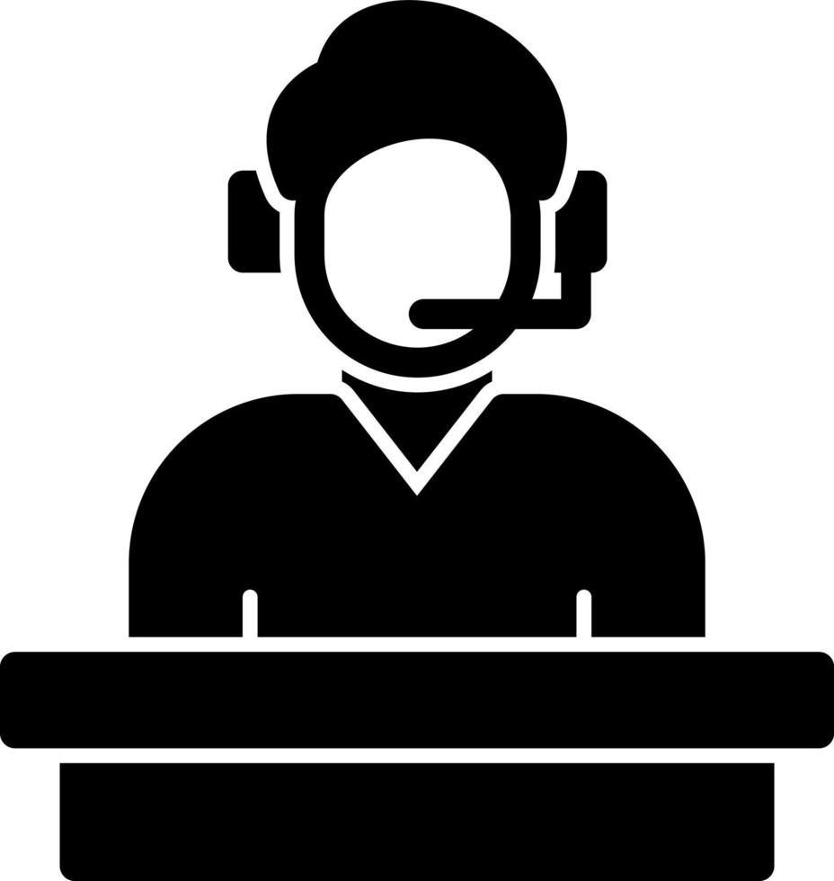 Customer Service Vector Icon Design