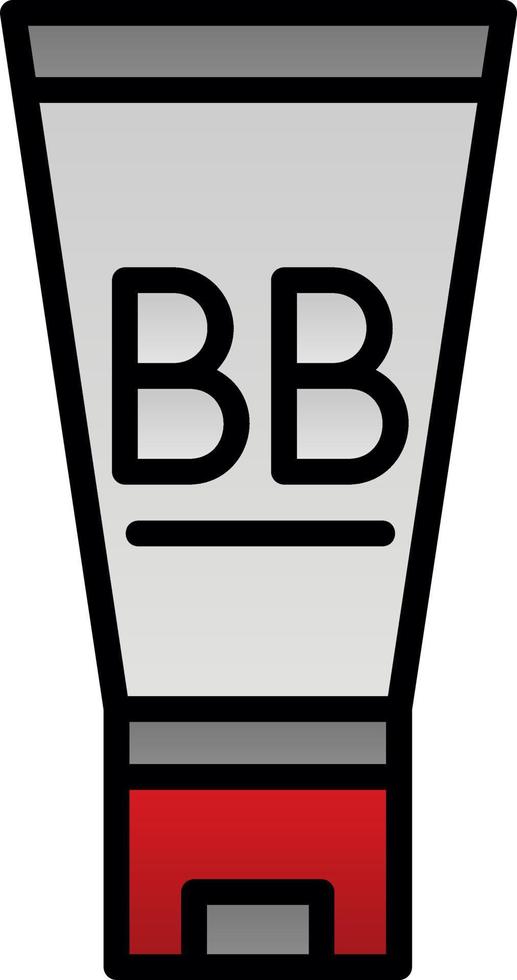 diseño de icono de vector de crema bb