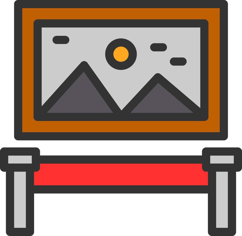 Exhibition Vector Icon Design