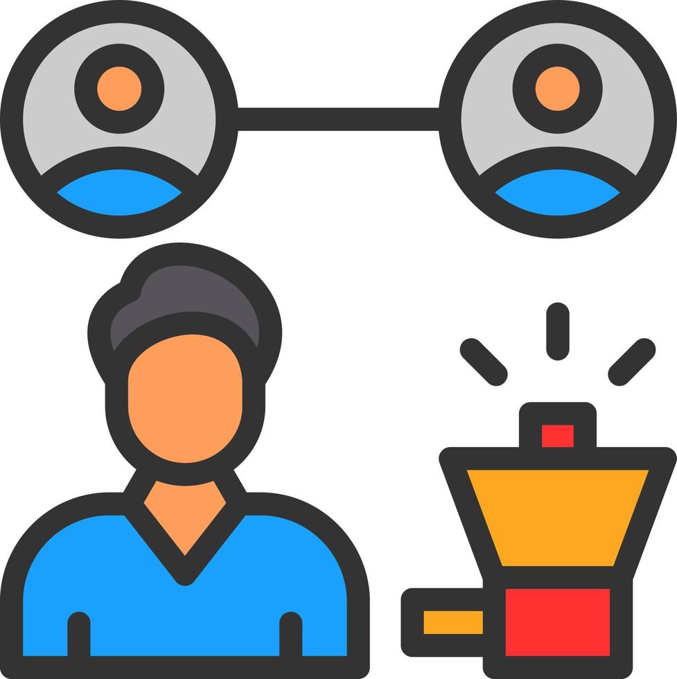 Public Relations Vector Icon Design