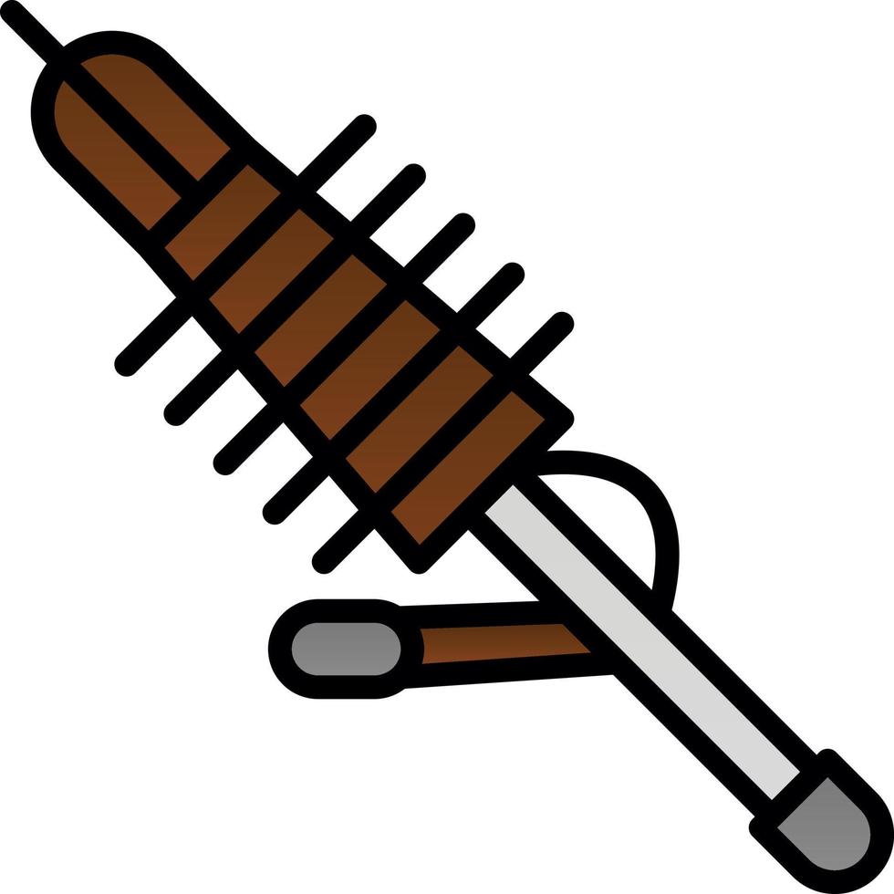 Curling Vector Icon Design