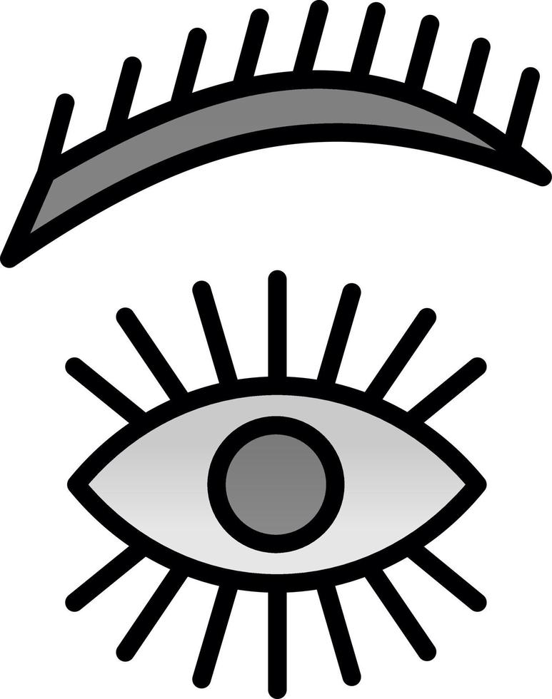 Eyebrow Vector Icon Design