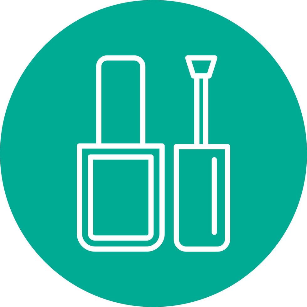 diseño de icono de vector de esmalte de uñas