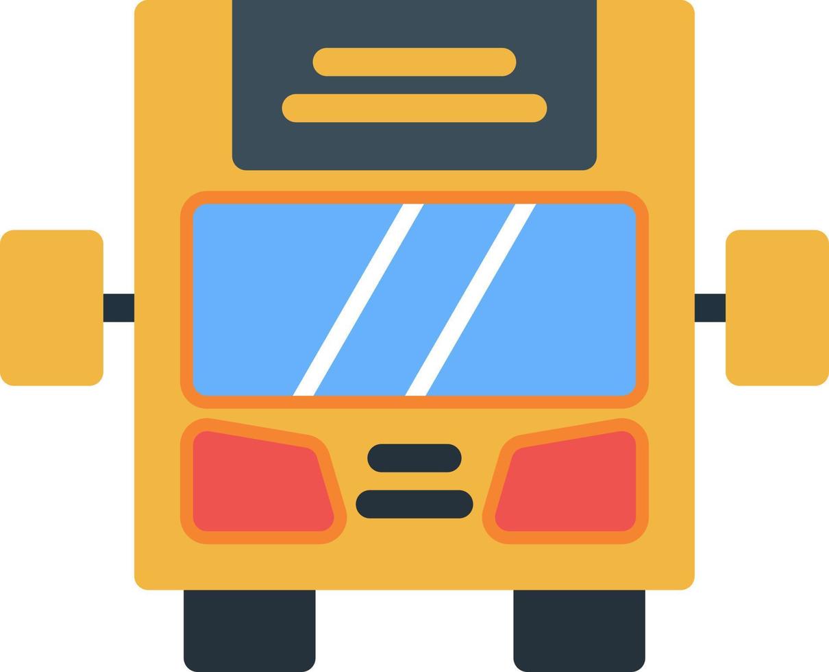 Bus Display Vector Icon Design