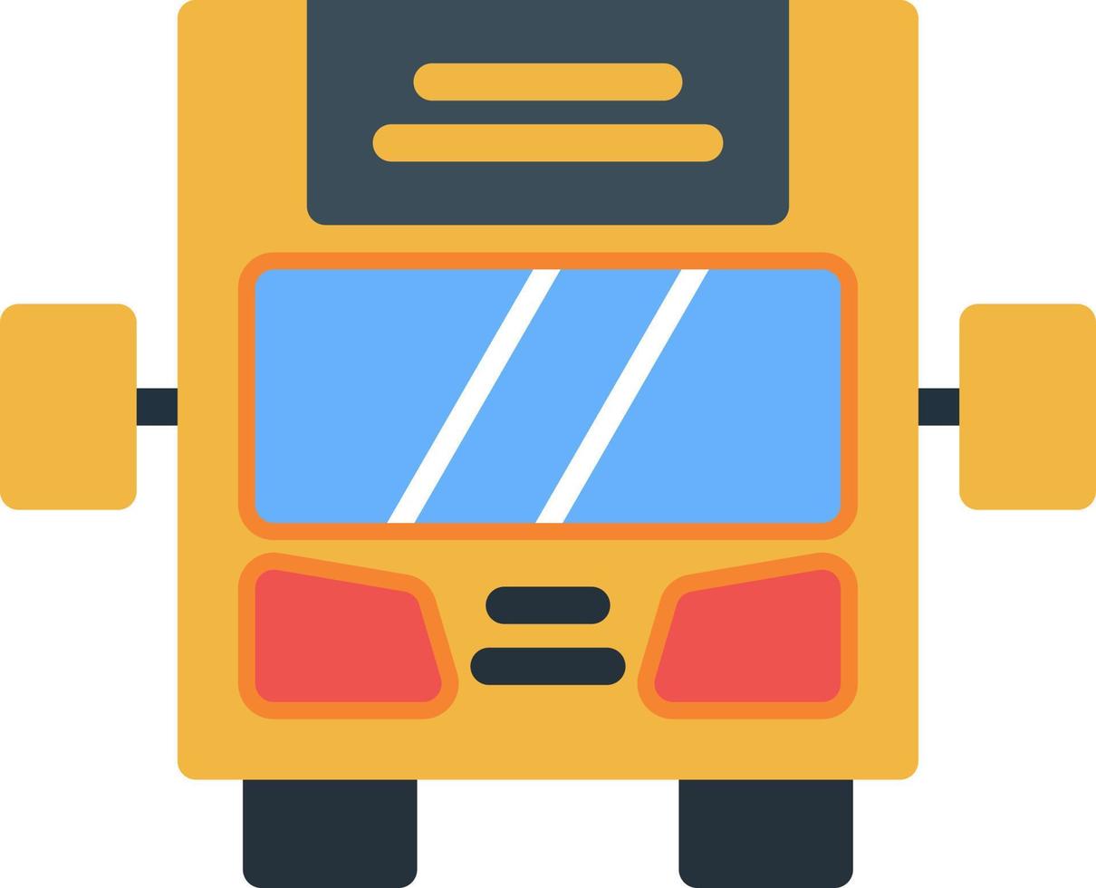 Bus Display Vector Icon Design