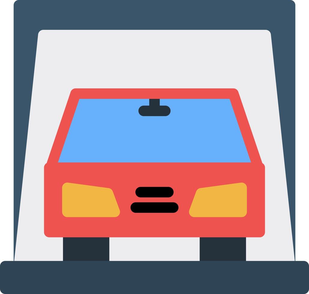 Car Display Vector Icon Design