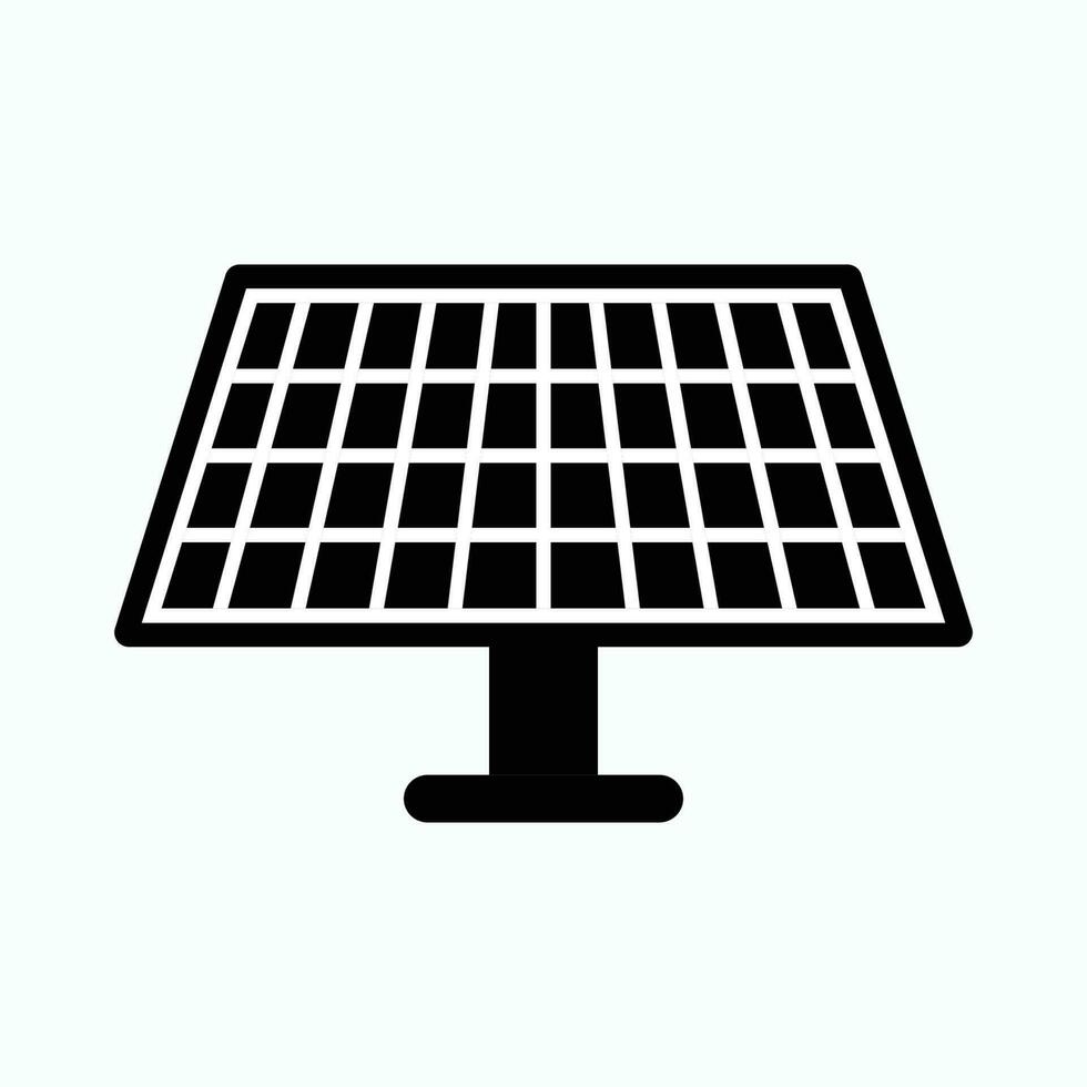 Solar panel icon EPS10 - Vector