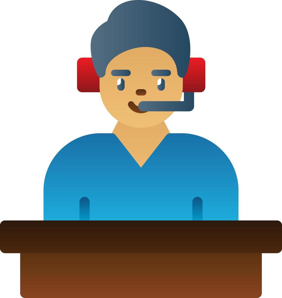 Customer Service Vector Icon Design