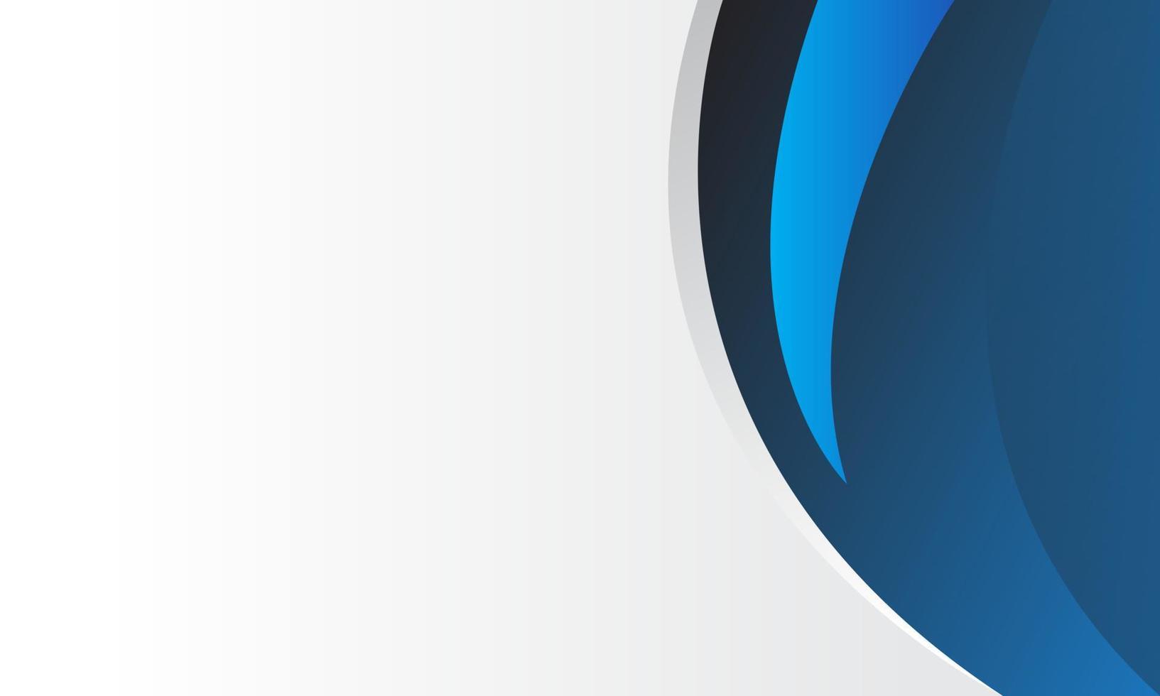 abstract background with blue wavy shape Background for Business presentation vector