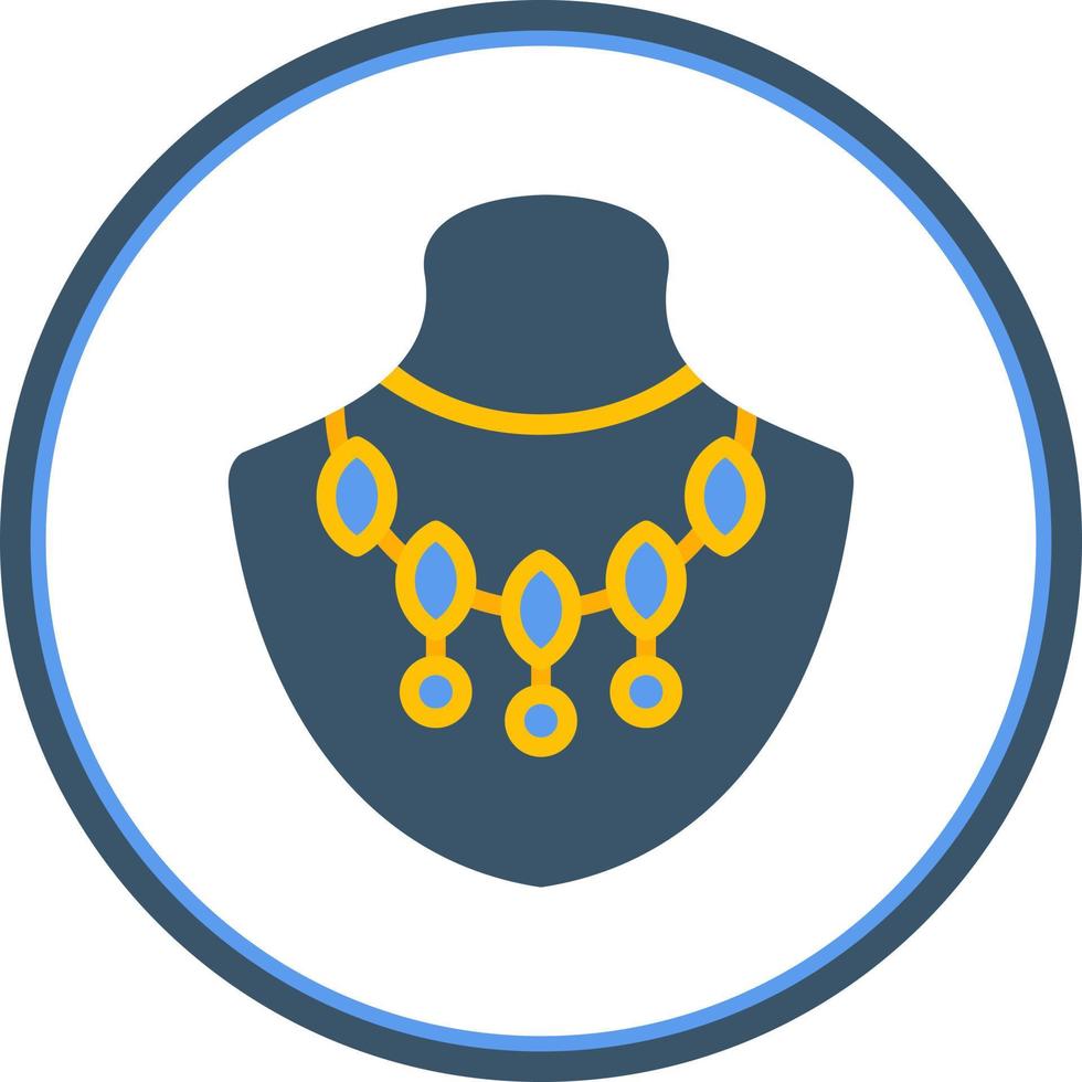 Necklace Vector Icon Design