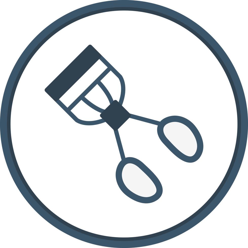 Eyelash Curler Vector Icon Design