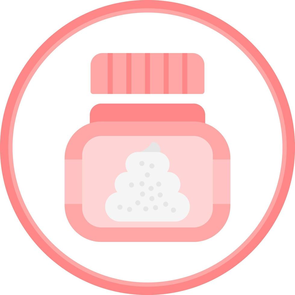 Face Scrub Vector Icon Design