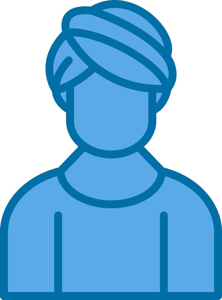 Hair Mask Vector Icon Design