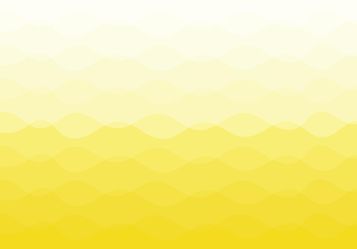 An abstract background composed of overlapping wavy lines. Gradient from light yellow to dark vector