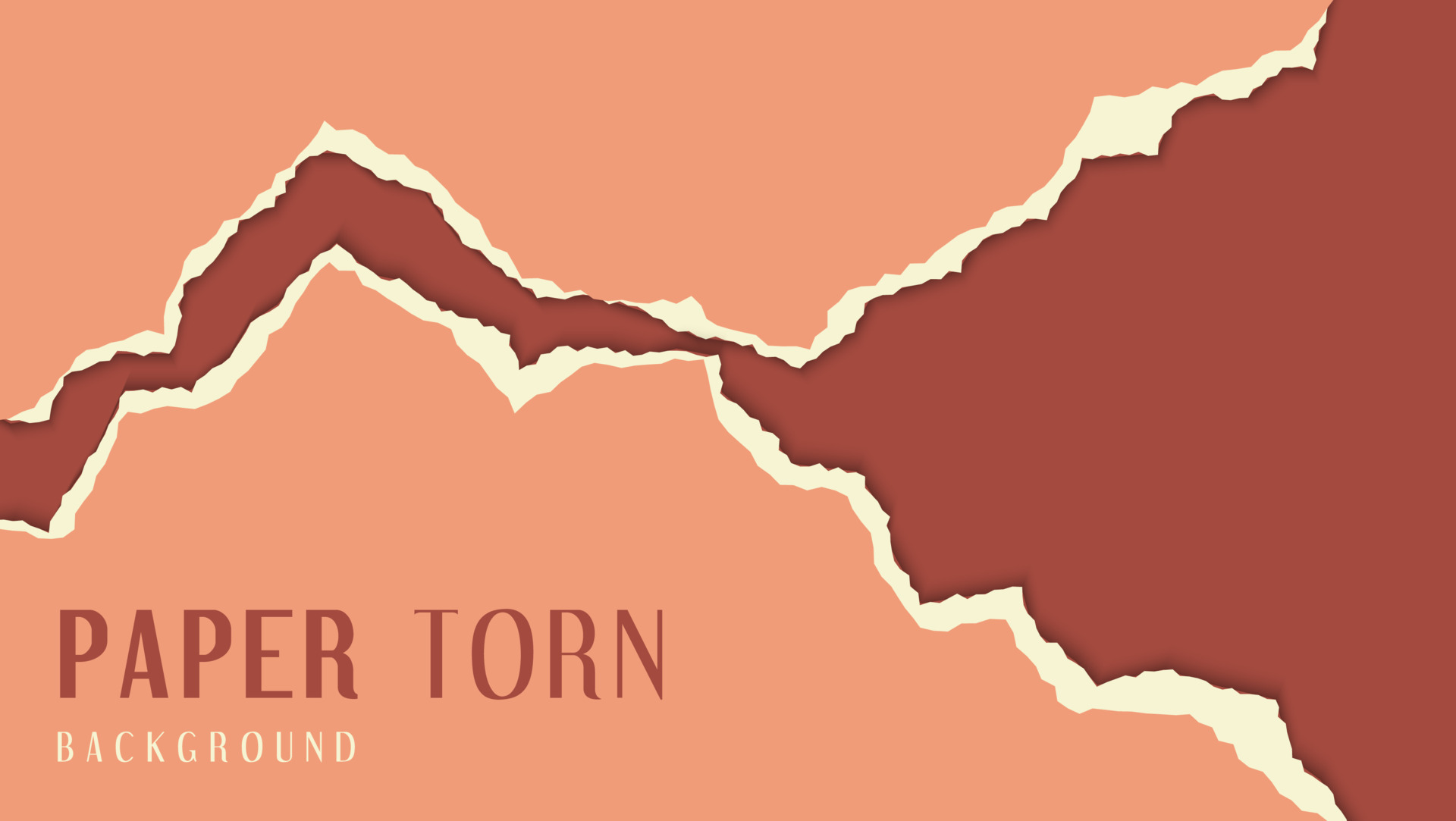 Abstract Vintage Paper Ripped Frame Design Template 16386486 Vector Art