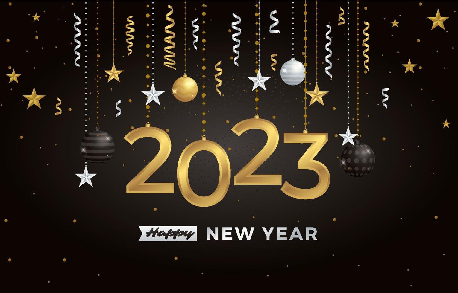 New Year 2023 Background vector