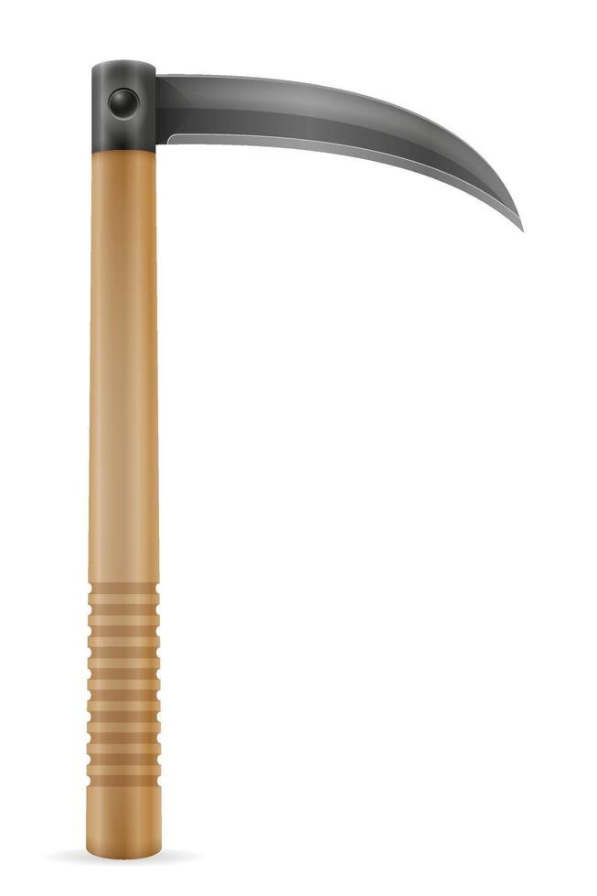 kama ninja weapon japanese warrior assassin vector illustration isolated on white background