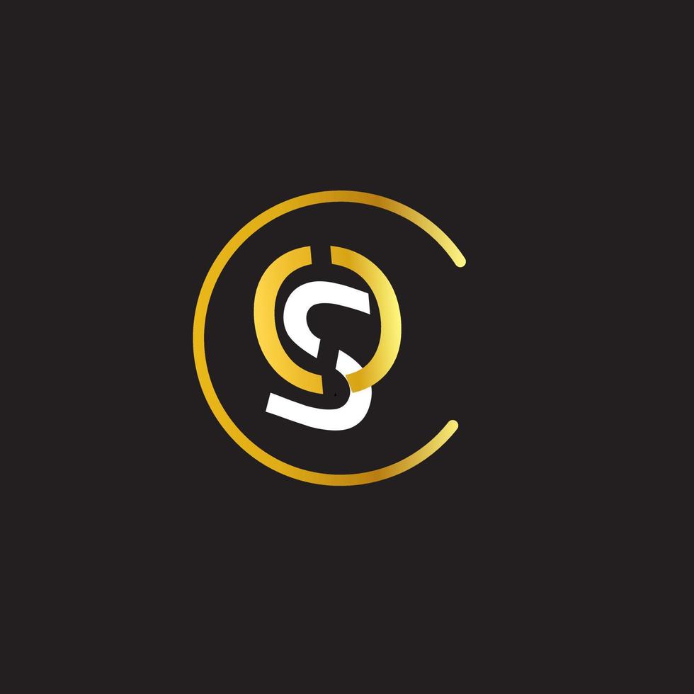 SO Text Logo vector