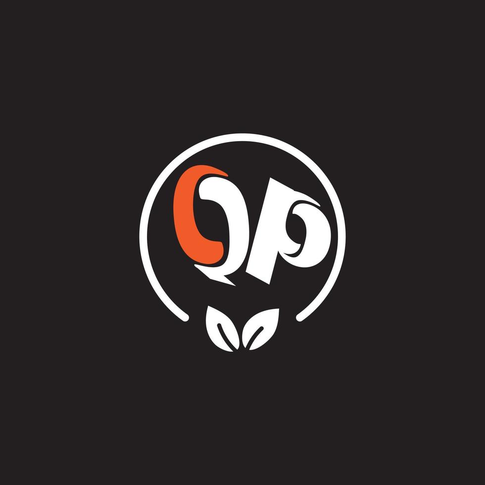 QP Text Logo vector