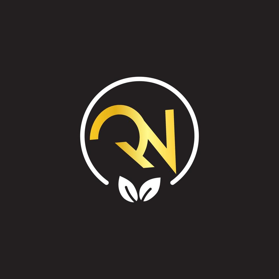 QN Text Logo vector