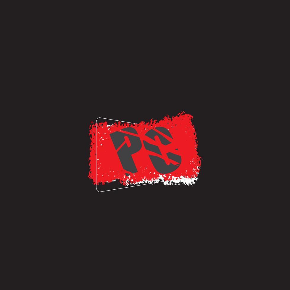 PC Text Logo vector