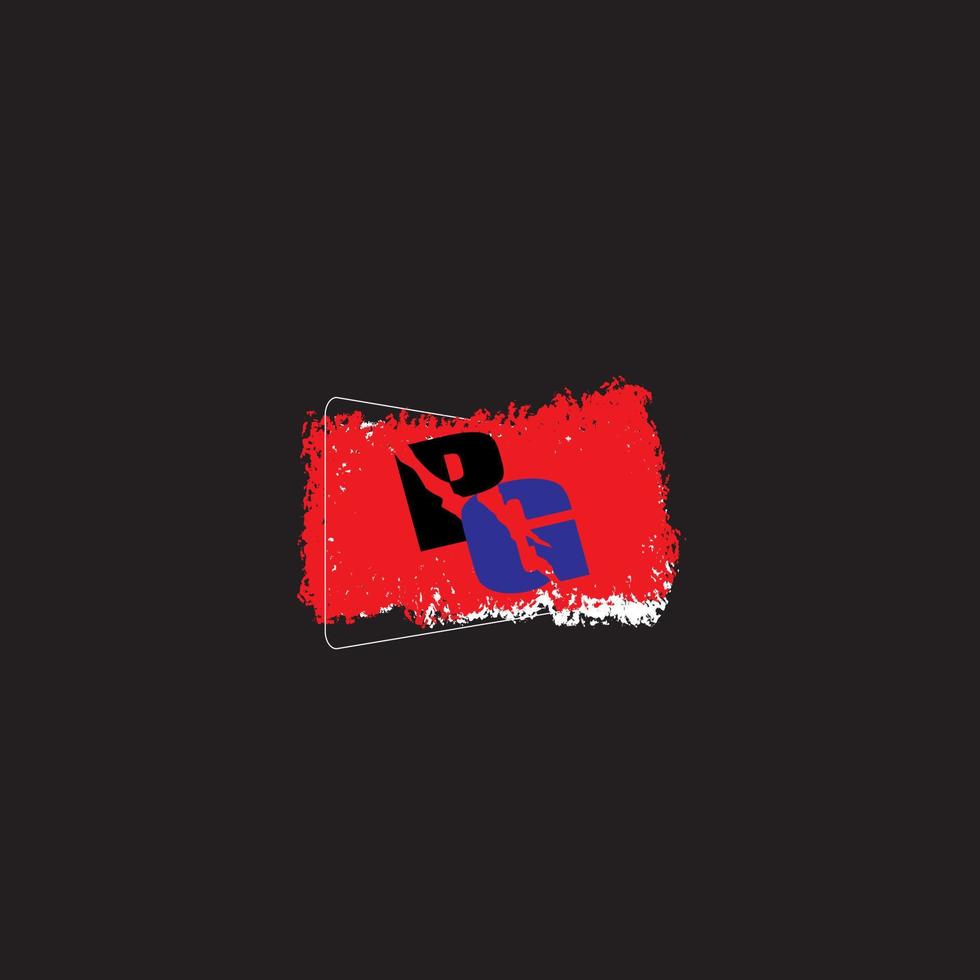 PG Text Logo vector