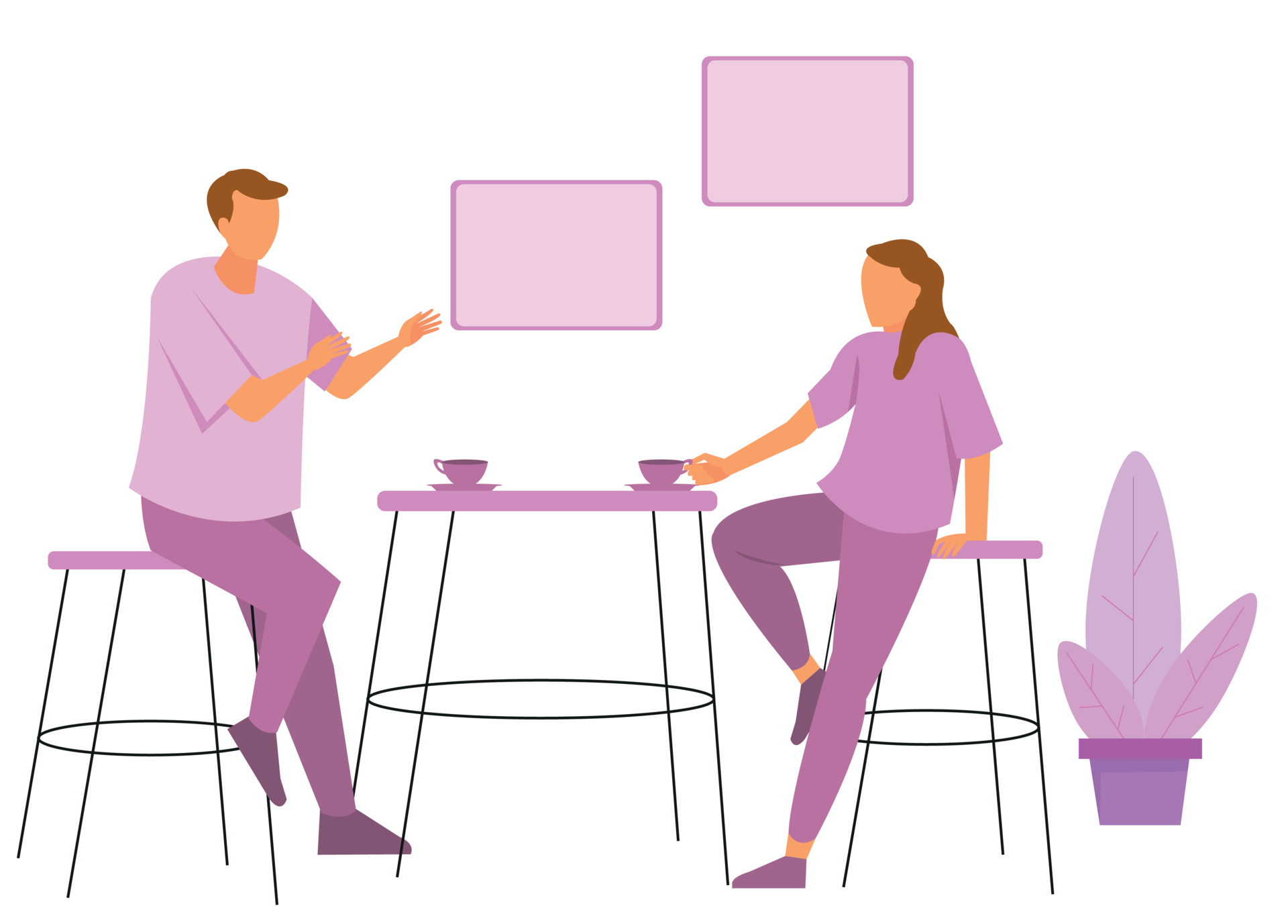friends-drinking-coffee-together-at-the-table-16387254-vector-art-at