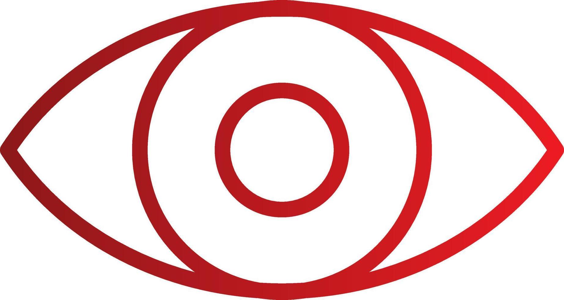 icono de vector de ojo