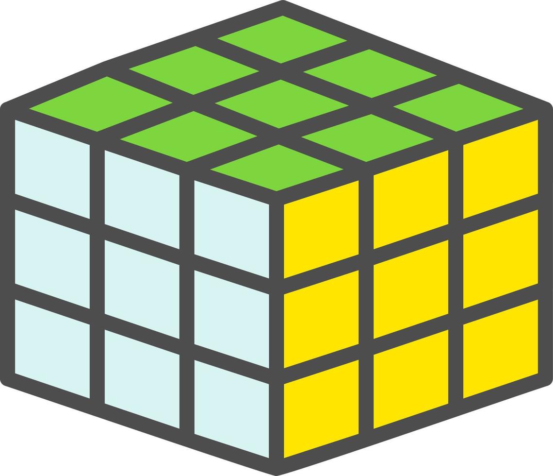 rubik vector icono