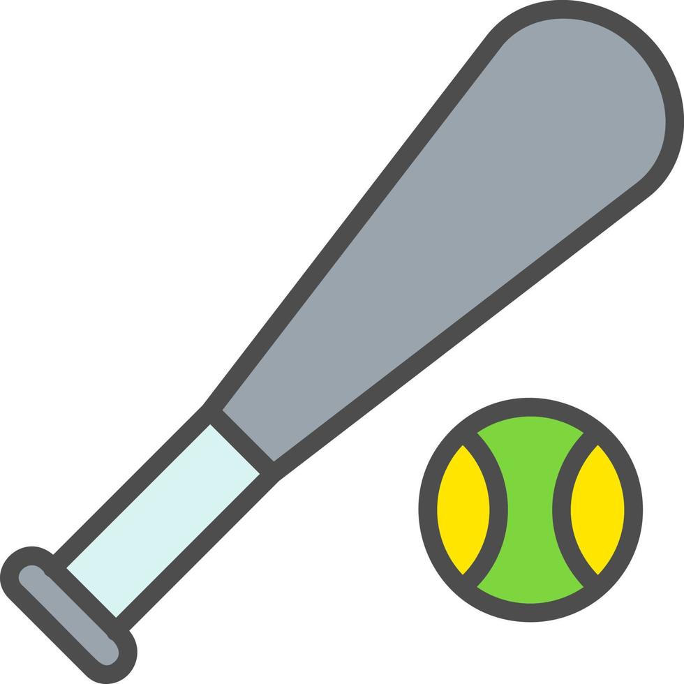 icono de vector de béisbol