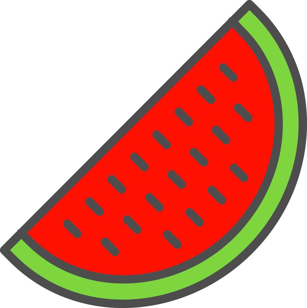 Water Melon Vector Icon