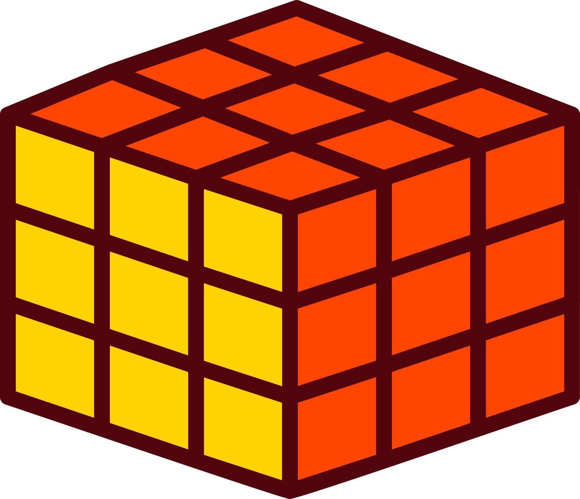 rubik vector icono