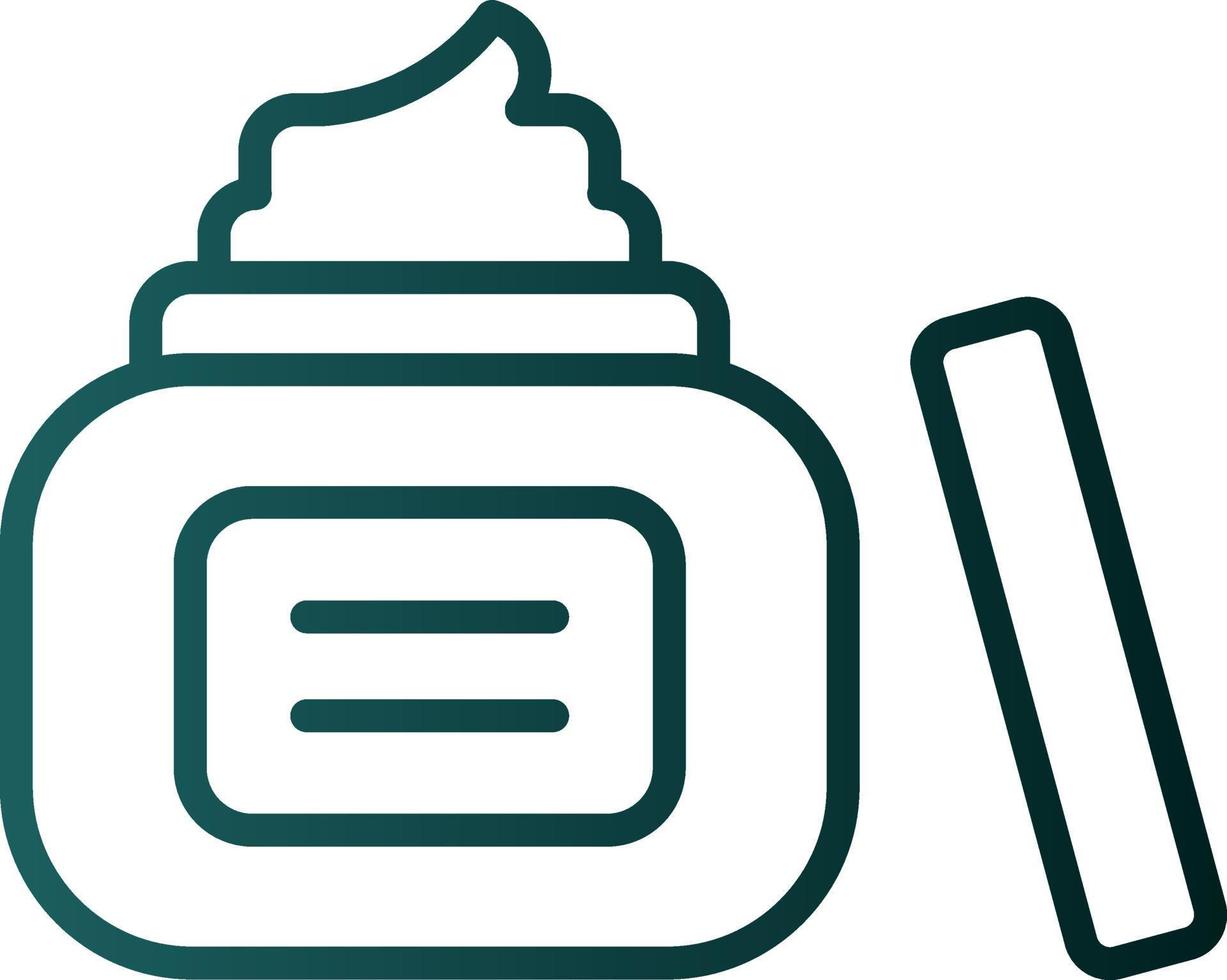 Night Cream Vector Icon Design
