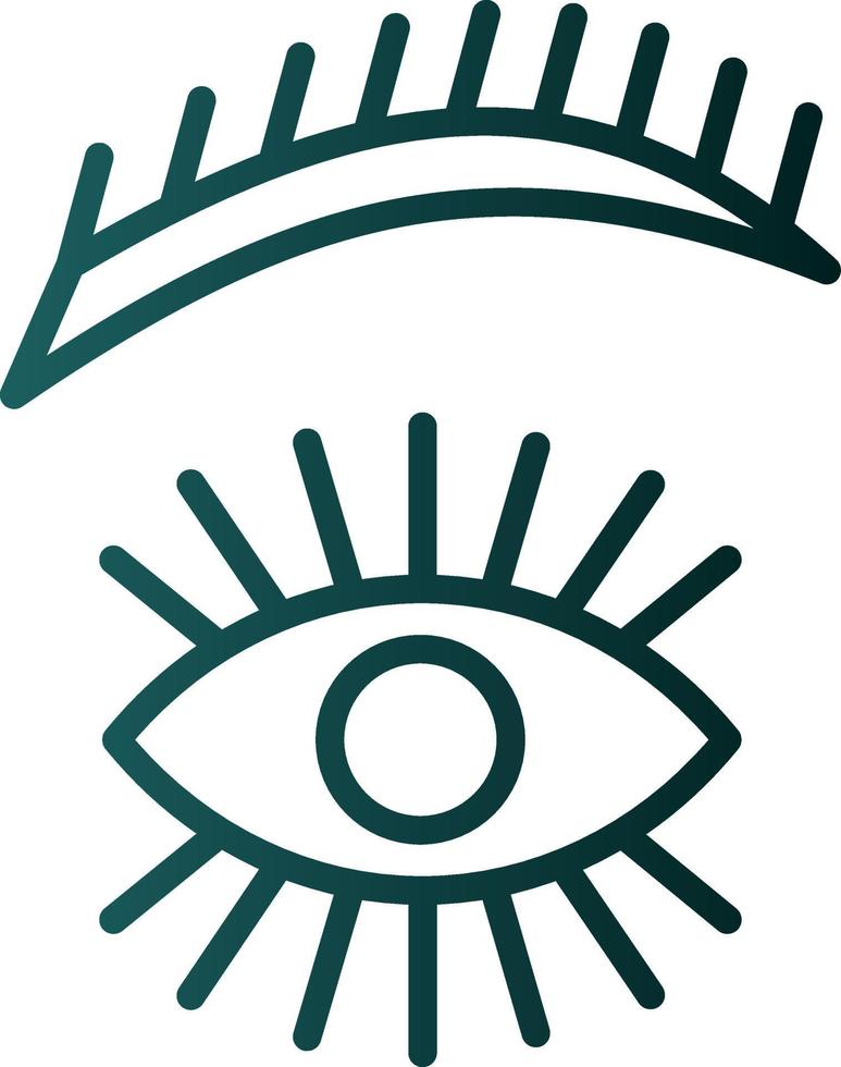 Eyebrow Vector Icon Design