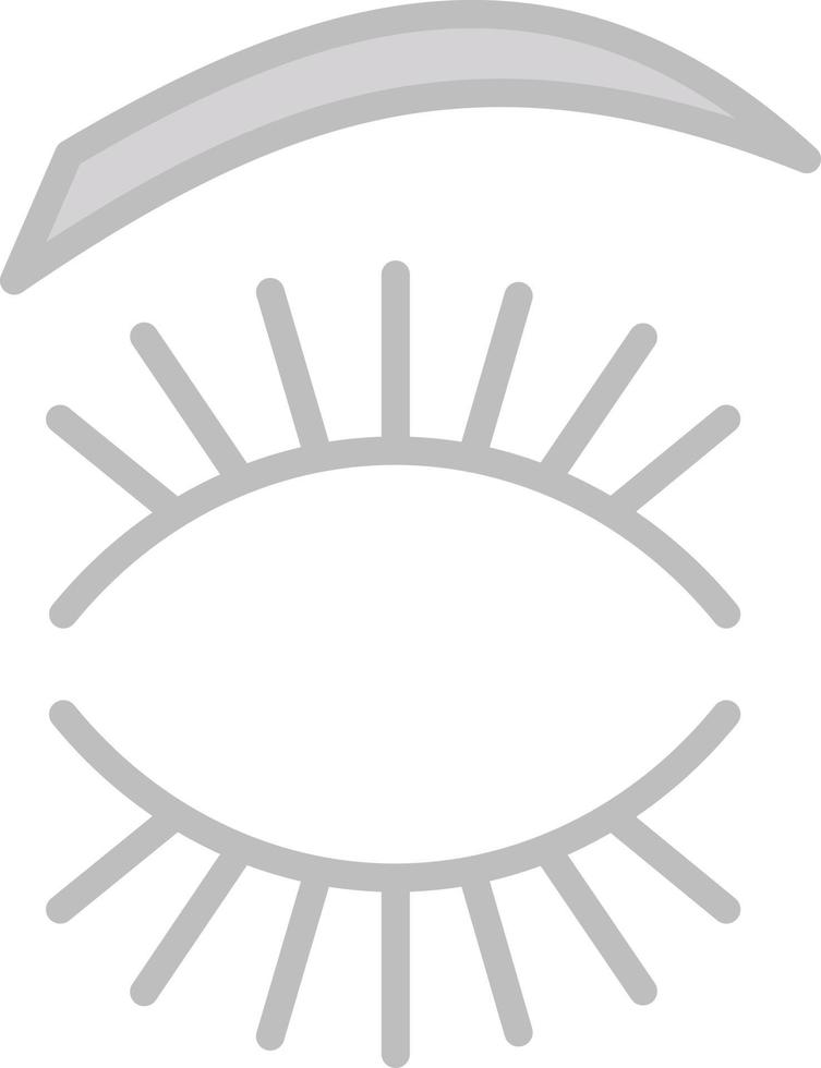 Eyelash Vector Icon Design
