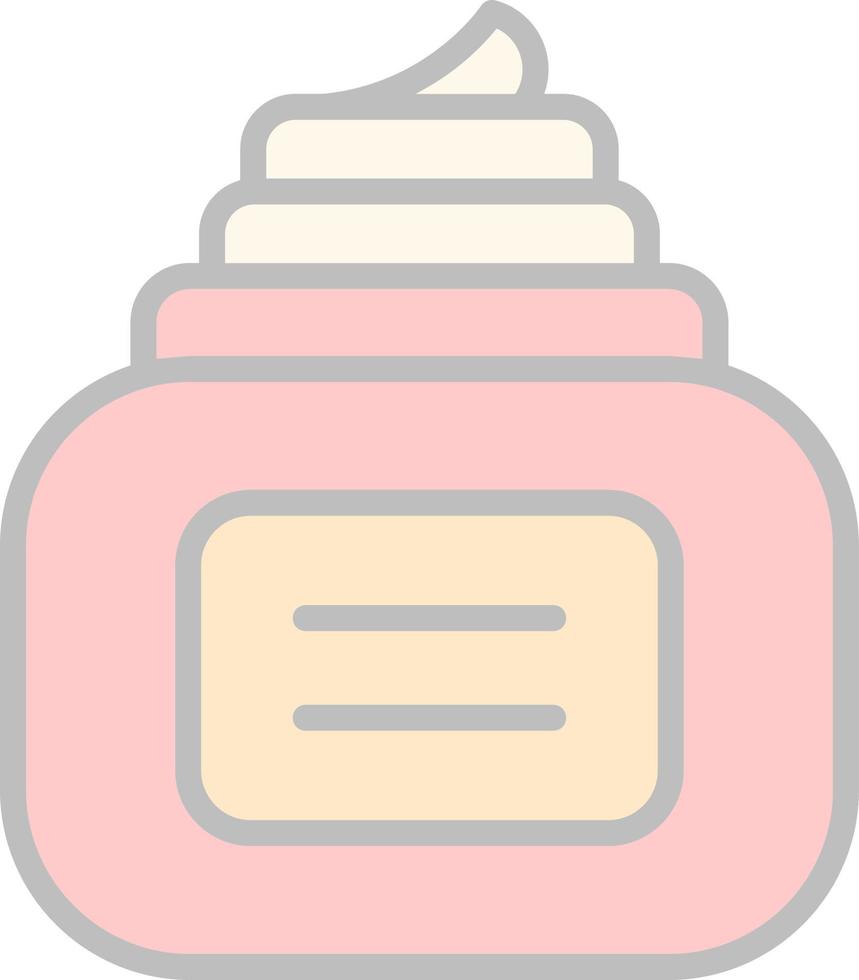 Cream Vector Icon Design