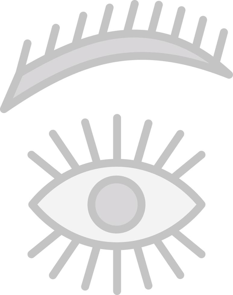 Eyebrow Vector Icon Design