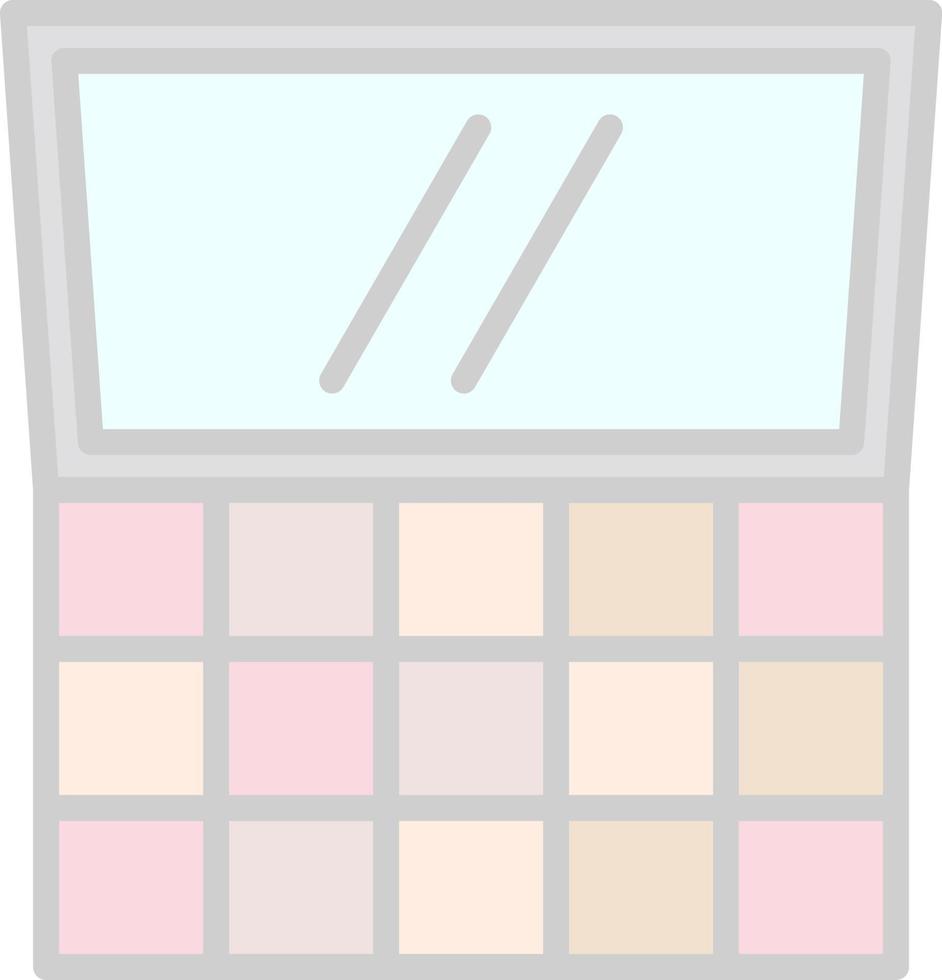 Makeup Palette Vector Icon Design