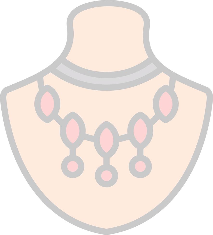 Necklace Vector Icon Design
