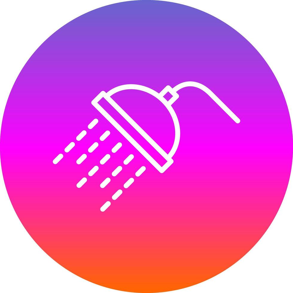 Shower Vector Icon Design